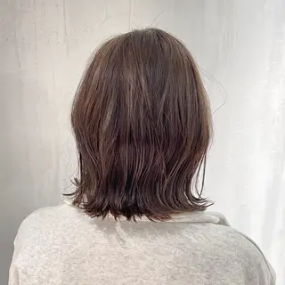 ミディアム カラー DX SHARE SALON所属・matka白髪ぼかし 大人ヘア/KEIKOのヘアスタイル