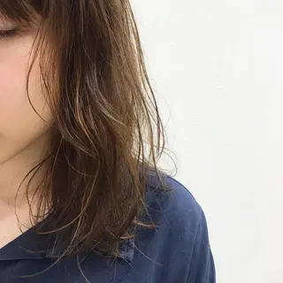 ミディアム パーマ stylist/蛯谷 珠里のヘアスタイル