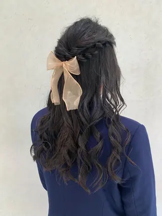 ロング ヘアアレンジ ayumi🌈 インナーカラー🌈のヘアスタイル