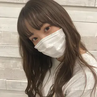 セミロング カラー ウルフレイヤー エクステ/kokiのヘアスタイル