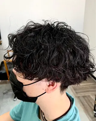ショート パーマ メンズ 井上椋介 【Recharme】のヘアスタイル