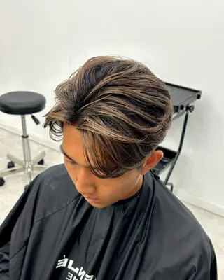 カラー メンズ 森龍馬 メンズ専門美容師のヘアスタイル