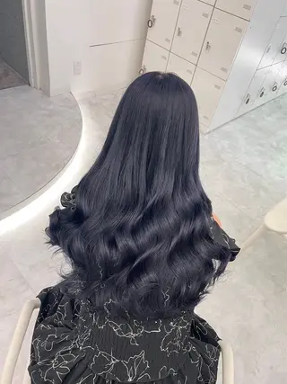 ロング カラー ヘアアレンジ ブリーチなし透明感 カラー/MISANOのヘアスタイル