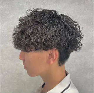 ショート パーマ メンズ 🖤Ayumi🖤 メンズ特化❤️‍🔥のヘアスタイル