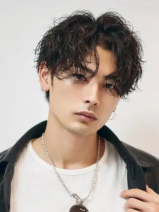 パーマ メンズ りっきー🦋河原町 髪質改善/縮毛矯正のヘアスタイル