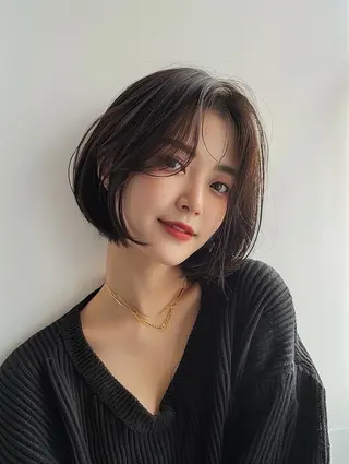 ショート レイヤー×顔周 り×髪質改善/MIUのヘアスタイル