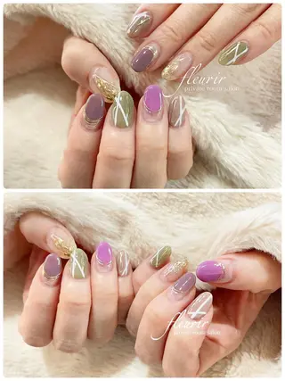 ネイル フルリール 【プライベートサロンのネイルデザイン