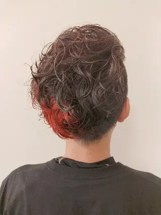 ショート カラー パーマ メンズ デザインカラー髪質 改善Lilithのその他イメージ