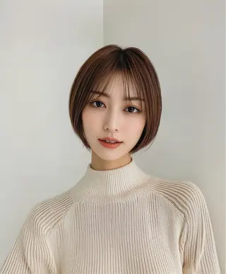 ショート 美髪×縮毛矯正 水上真由美😘のヘアスタイル