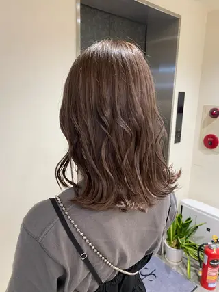 ミディアム カラー ヘアアレンジ ボブ /ニュアンス/ satomi🧸💖のヘアスタイル