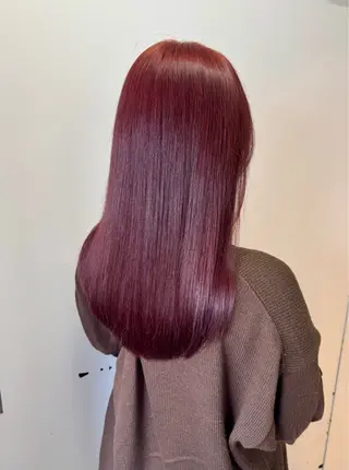 セミロング カラー 平川 沙季のヘアスタイル