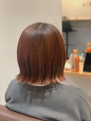 ミディアム カラー MIA 菅原のヘアスタイル