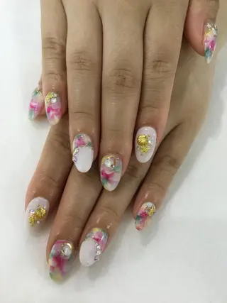 ネイル 💎🐰 saki. m 🐰💎のネイルデザイン