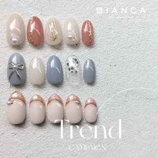 ネイル Bianca🩶 TAMIYAのネイルデザイン