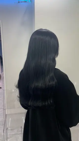 ロング カラー 中韓レイヤー/ ブラウン🤎はやとのヘアスタイル