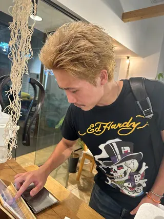 ショート 渋谷 メンズヘア⭐️ タニグチヨシユキのヘアスタイル