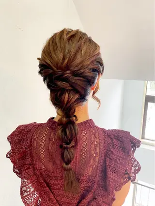 ヘアアレンジ iLuce所属・hair make もりした　ゆうのヘアスタイル