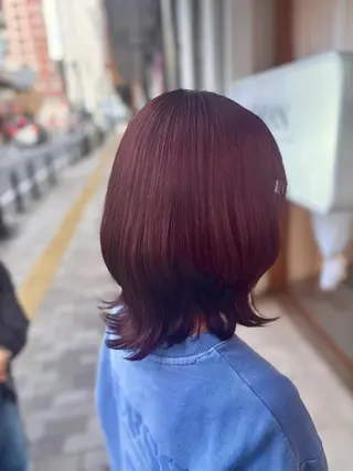 ミディアム カラー SHIAN【シアン】 🍒ゆな🍒のヘアスタイル