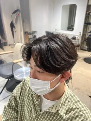 ミディアム パーマ メンズ メンズカットパーマ ✂️ JOYAのヘアスタイル