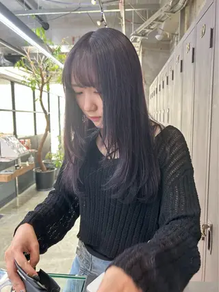 セミロング カラー SOYON 名駅2号店所属・髪質改善カラー🦋 レイヤー/ナカネのヘアスタイル