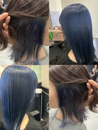 カラー 長田 麻友子のヘアスタイル