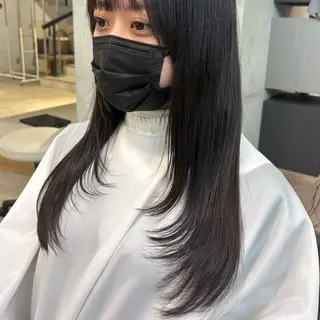 ロング 透明感カラー/レイヤ ーカットりこ🤎🫧のヘアスタイル