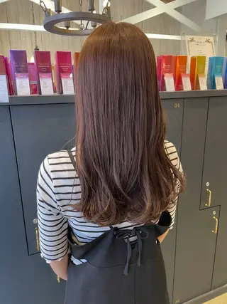 ロング 葵/レイヤーカット/ 韓国風/透明感カラーのヘアスタイル