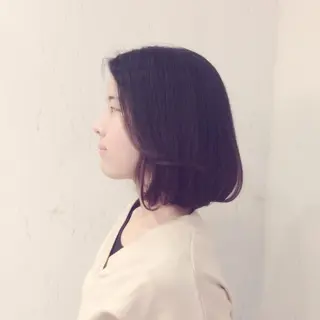 ミディアム 小柳 ゆかりのヘアスタイル
