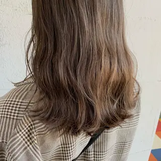 ミディアム 透明感カラー 金村真子のヘアスタイル