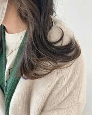 セミロング カラー レイヤー/ウルフ🤎 mayo.のヘアスタイル