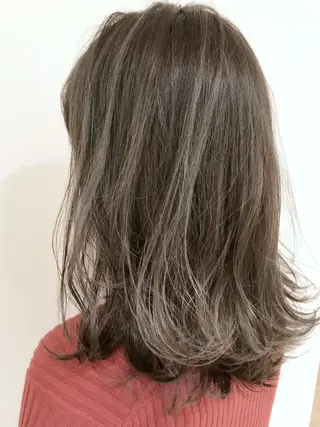 ミディアム カラー ハイライト/髪質改善 ✂️十河祐輝のヘアスタイル