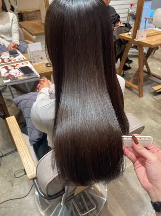 ロング SALOWIN川崎WEST所属・💐【柔らか質感】 縮毛矯正MIKU💐のヘアスタイル