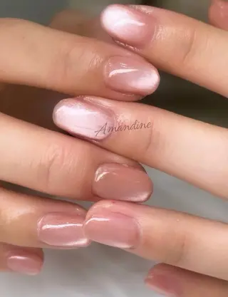 ネイル Amandine所属・渋谷/4週間取れない フィルイン/パラのネイルデザイン