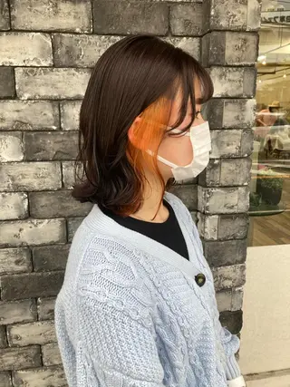ミディアム カラー ✂️似合わせの魔術師 石田一樹✂️のヘアスタイル