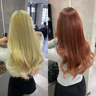 ロング 💎馴染むエクステ ×カラーTOMO💎のヘアスタイル