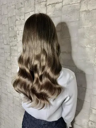 セミロング カラー 今井 勝也のヘアスタイル