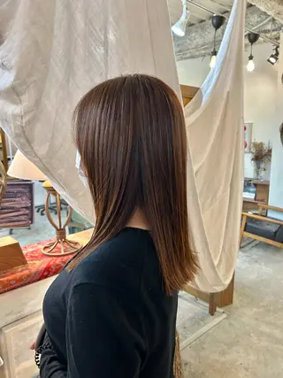 ミディアム パーマ LEB所属・下河 宗太のヘアスタイル