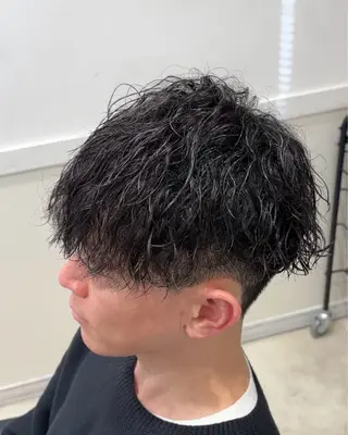 ショート パーマ メンズ クセを最大限に活かす メンズパーマ奈良大祐のヘアスタイル