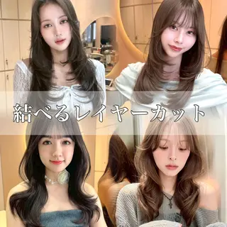 ロング 【韓国/レイヤー/ カラー】新井 望乃果のヘアスタイル