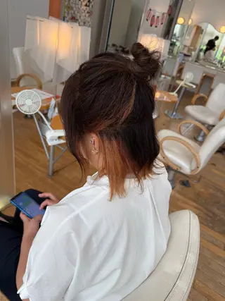 ショート カラー ヘアアレンジ CO&CO HAIR所属・山本 瑠華のヘアスタイル