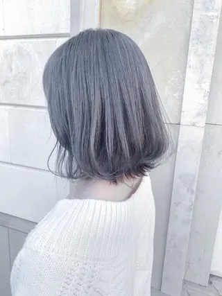 ショート カラー ヘアアレンジ yuka .のヘアスタイル