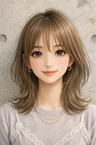 ミディアム M.SLASH菅原 正裕のヘアスタイル