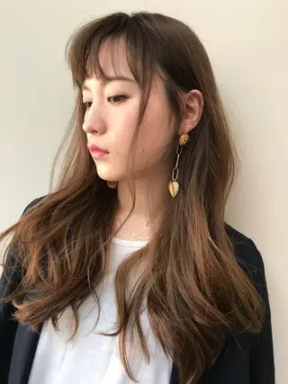 ロング 江崎 わか子のヘアスタイル