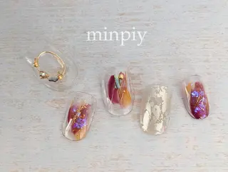 ネイル 𖡼 yumenoのネイルデザイン