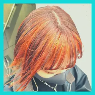 ショート カラー ヘアアレンジ Maestro所属・🪼個性、雰囲気🪼 ⛈オカダ🎧のヘアスタイル