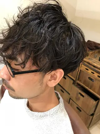 ショート メンズ特化 ナカネ カツヤのヘアスタイル