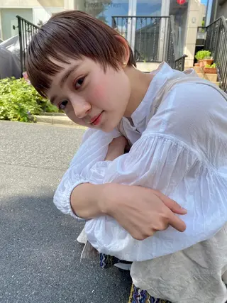 ショート カラー まつ毛パーマ🐏 NANAMIのマツエク・マツパデザイン