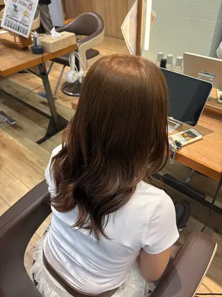 セミロング カラー 透明感カラー 🧚‍♂️さえのヘアスタイル