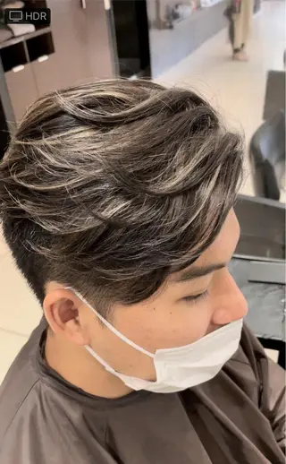 ショート カラー メンズ 神戸 大輝のヘアスタイル