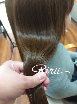 カラー セミロング 工藤 和也のヘアスタイル